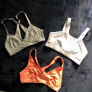 Three aerie bralettes
